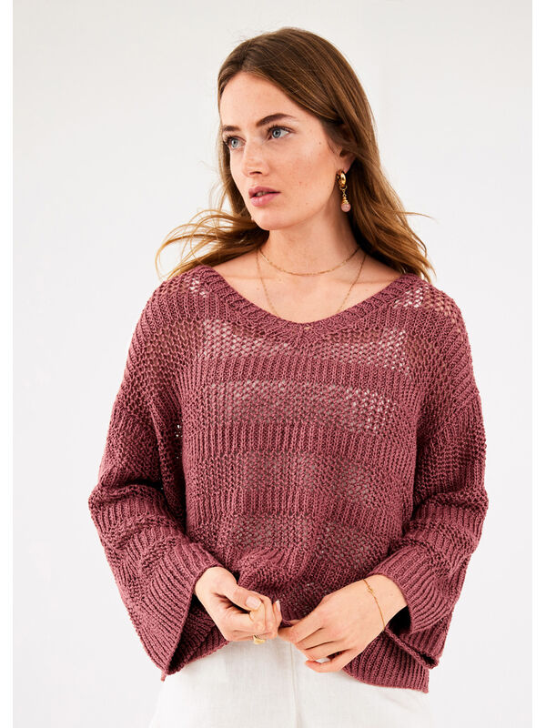 Lana Grossa PULLOVER Linarte - Strikkeopskrift (SE)