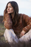 Lana Grossa PULLOVER MED RUNDT BÆRESTYKKE Cool Merino Big Color