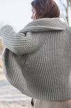 Lana Grossa JAKKE MED SJALSKRAVE Cool Merino Big