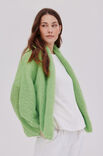 Lana Grossa TOP-DOWN CARDIGAN MED SJALSKRAVE Silkhair