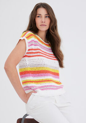 STRIBET BLUSE Riccio fra Lana Grossa