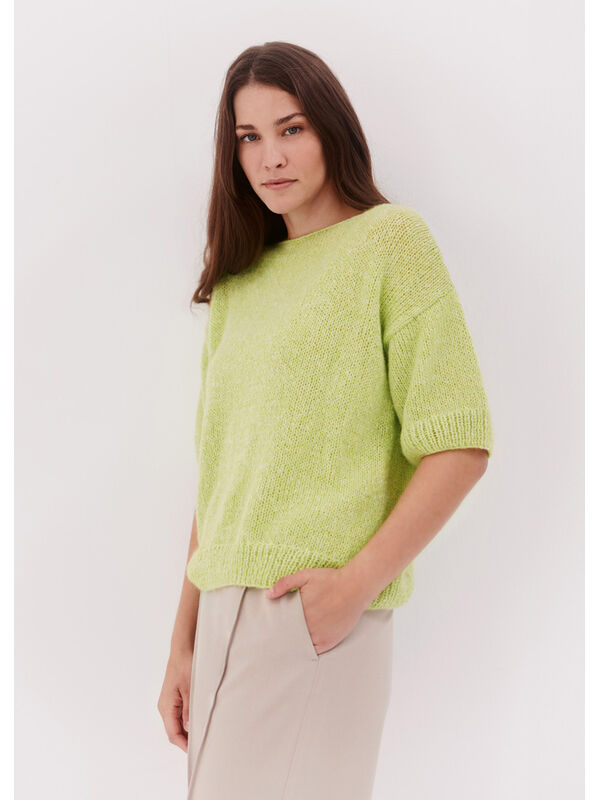 Lana Grossa KORTÆRMET PULLOVER Ecopuno & Bella