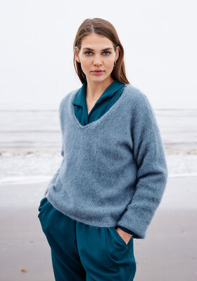 PULLOVER Silkhair fra Lana Grossa