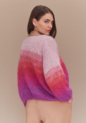 KORT CARDIGAN Silkhair fra Lana Grossa