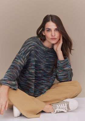 PULLOVER Cool Merino Big Color fra Lana Grossa
