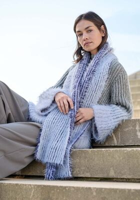 BRIOCHE-SJAL Basta & Cool Merino fra Lana Grossa