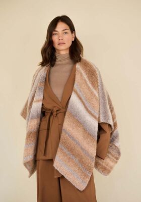 PONCHO Gigante fra Lana Grossa