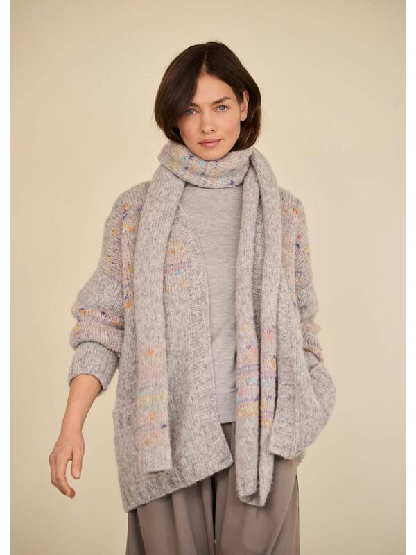 Lana Grossa CARDIGAN Alpaca Air II & Cassata