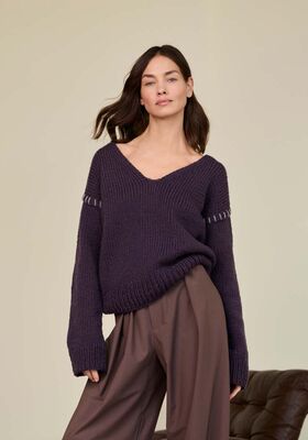 V-PULLOVER Winter Softness fra Lana Grossa