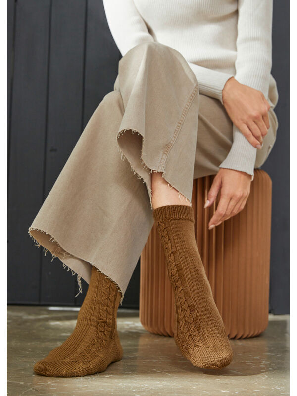 Lana Grossa KASHMIRSOKKER Meilenweit 50g Cashmere - Strikkeopskrift (NO)