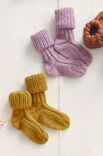 Lana Grossa BABYSOKKER Meilenweit 50g Cashmere - Strikkeopskrift (NO)