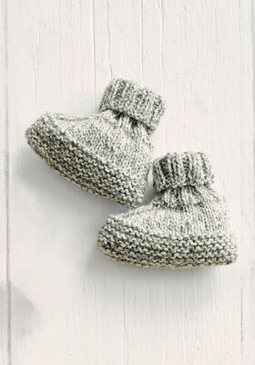 BABYSOKKER Meilenweit 6-fach 150g Mouliné - Strikkeopskrift (NO) fra Lana Grossa