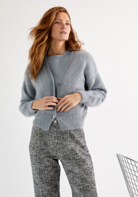 CARDIGAN GERDA III Cool Wool & Silkhair fra Lana Grossa