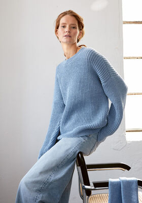 PULLOVER MARTA III Cool Wool Mélange fra Lana Grossa