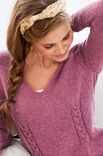 Lana Grossa SWEATER MED V-HALS Cool Wool Big Melange