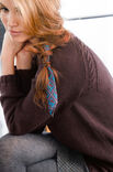 Lana Grossa RAGLANSWEATER MED SNONING Cool Wool Big