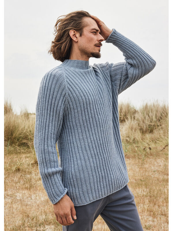 Lana Grossa RAGLANPULLOVER (MAND) Merino Uno
