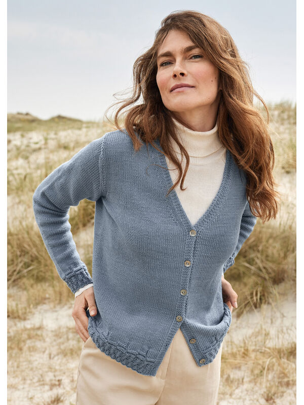 Lana Grossa CARDIGAN Cool Wool Seta