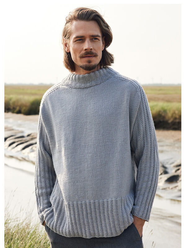 Lana Grossa PULLOVER (MAND) Cool Wool Big