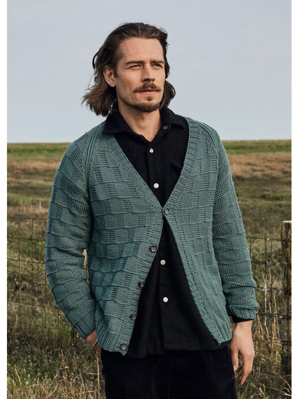 Lana Grossa RAGLANJAKKE (MAND) Cool Wool Big