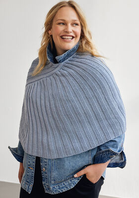 PONCHO Cool Wool Big fra Lana Grossa