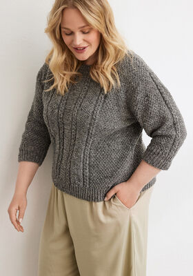 PULLOVER Landlust Soft Tweed 180 fra Lana Grossa