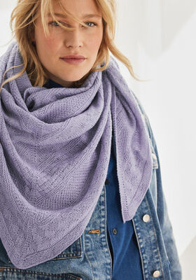 TREKANTTØRKLÆDE Cool Wool Lace fra Lana Grossa