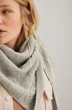 Lana Grossa TREKANTTØRKLÆDE Cool Wool Seta