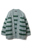 Lana Grossa TOP-DOWN JAKKE MED STRIPBER Vintage Superchunky