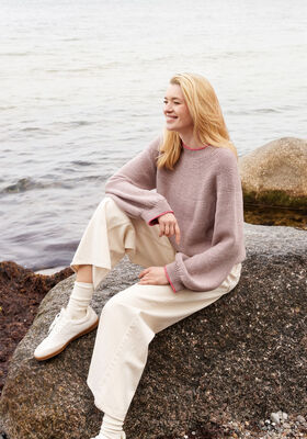 TOP DOWN PULLOVER Cool Wool Big fra Lana Grossa