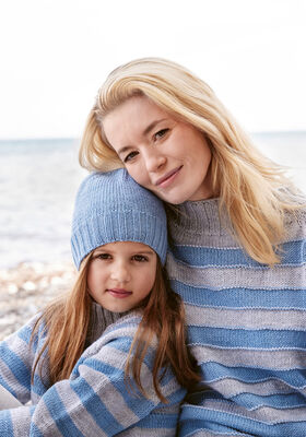 HUE BØRN Cool Wool Big Mélange fra Lana Grossa