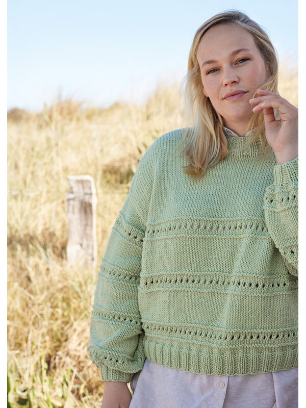 Lana Grossa OVERSIZED PULLOVER Cool Wool Superbig