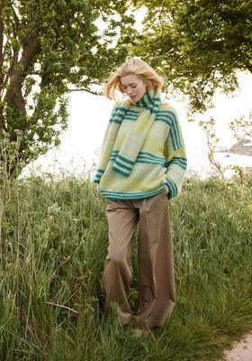 OVERSIZED PULLOVER Cool Wool Lace & Silkhair fra Lana Grossa