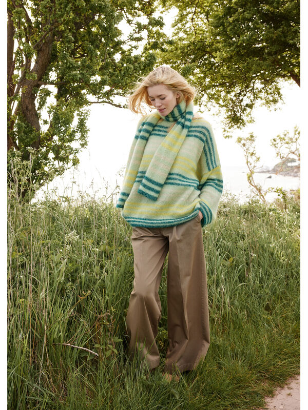 Lana Grossa OVERSIZED PULLOVER Cool Wool Lace & Silkhair