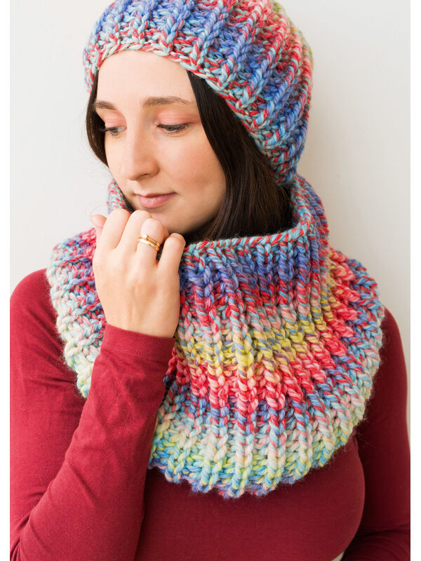Lana Grossa LOOP Merino Twister - Strikkeopskrift (SE)