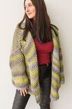 Lana Grossa CARDIGAN Merino Twister - Strikkeopskrift (SE)