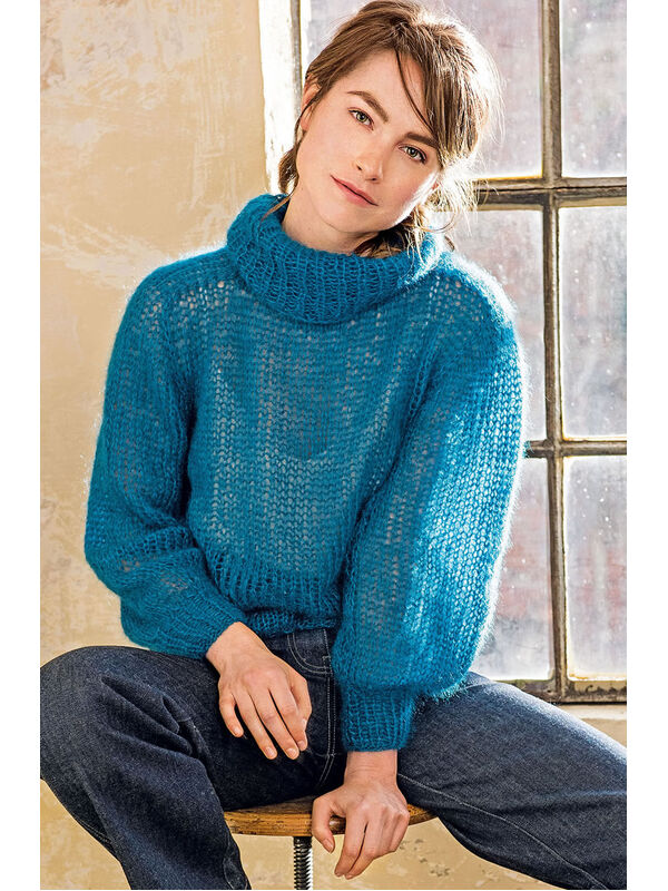 Lana Grossa SUPERLET RULLEKRAVESWEATER Silkhair