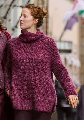 PULLOVER Cashmere 16 Fine & Setasuri fra Lana Grossa