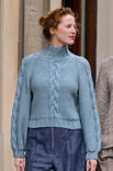 Lana Grossa RAGLANSWEATER MED SNONINGER Alta Moda Alpaca