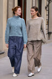 Lana Grossa RAGLANSWEATER MED SNONINGER Alta Moda Alpaca