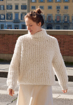 RULLEKRAVESWEATER Orsetto & Alta Moda Alpaca fra Lana Grossa