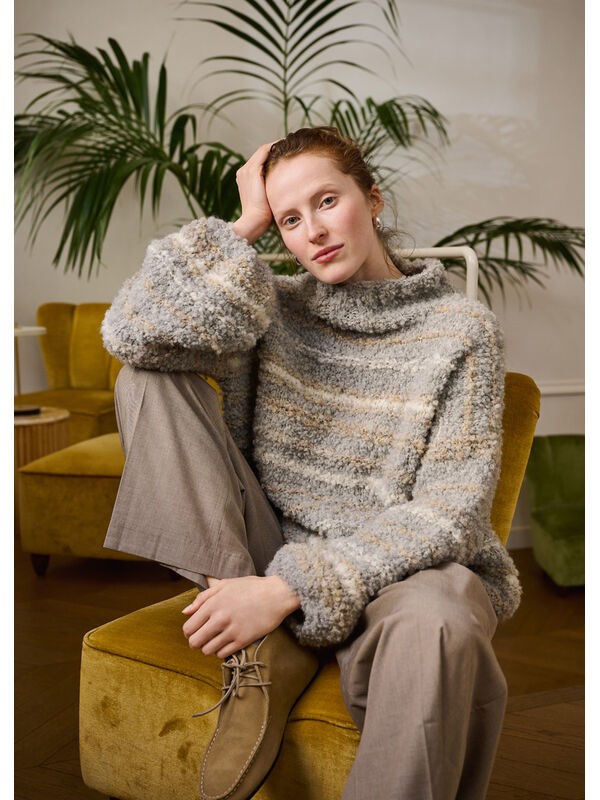 Lana Grossa STRIBET SWEATER Orsetto