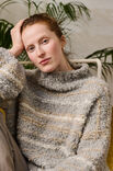 Lana Grossa STRIBET SWEATER Orsetto