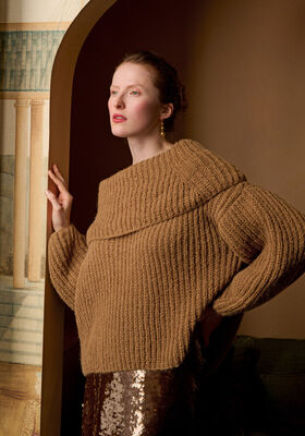 SWEATER I HALVPATENT Nebbia fra Lana Grossa