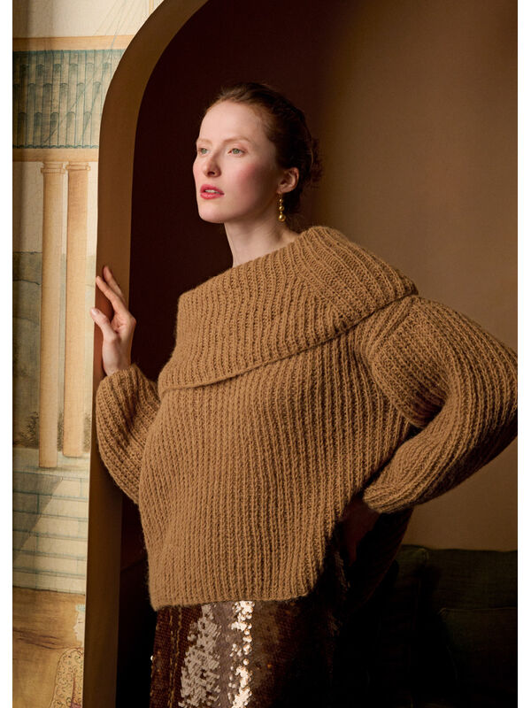 Lana Grossa SWEATER I HALVPATENT Nebbia