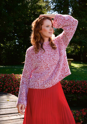 PULLOVER  Summer Softness & Frizzante fra Lana Grossa
