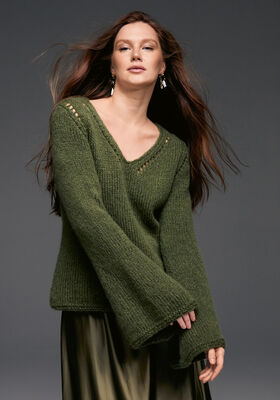 V-PULLOVER Chapeau fra Lana Grossa