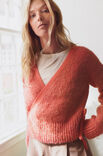 Lana Grossa TOP-DOWN SLÅ-OM-JAKKE Natural Alpaca Lungo & Ecopuno