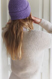 Lana Grossa PULLOVER & NEDERDEL Natural Alpaca Pelo