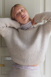 Lana Grossa PULLOVER & NEDERDEL Natural Alpaca Pelo